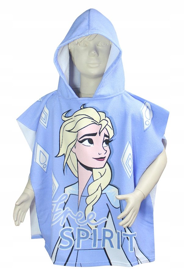 KRAINA LODU DISNEY PONCZO KĄPIELOWE RĘCZNIK DLA DZIECKA NA BASEN LATO