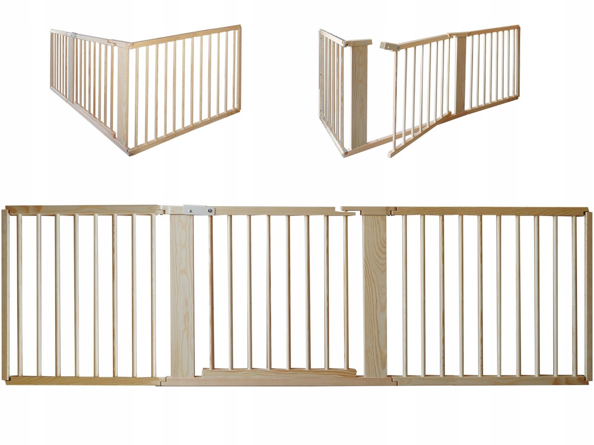 BRAMKA OCHRONNA BARIERKA ZABEZPIECZAJĄCA NA SCHODY KOMINEK DRZWI do 245 cm