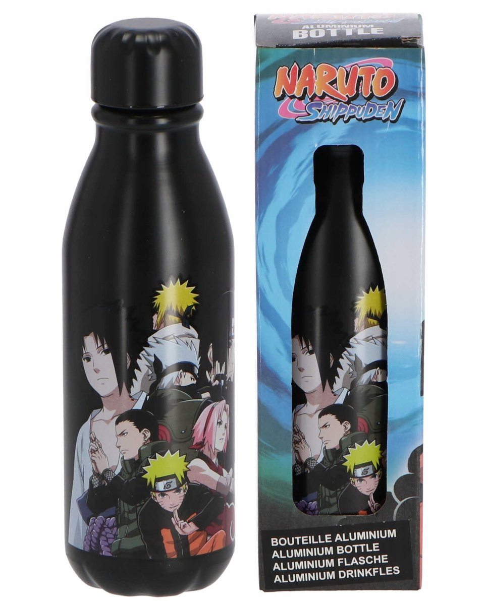 butelka bidon aluminiowy Naruto Shippuden manga 600 ml