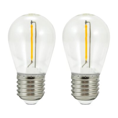 POLUX Żarówki S14 filament 36V do girlandy party E27 (2 szt. w zestawie) 308733