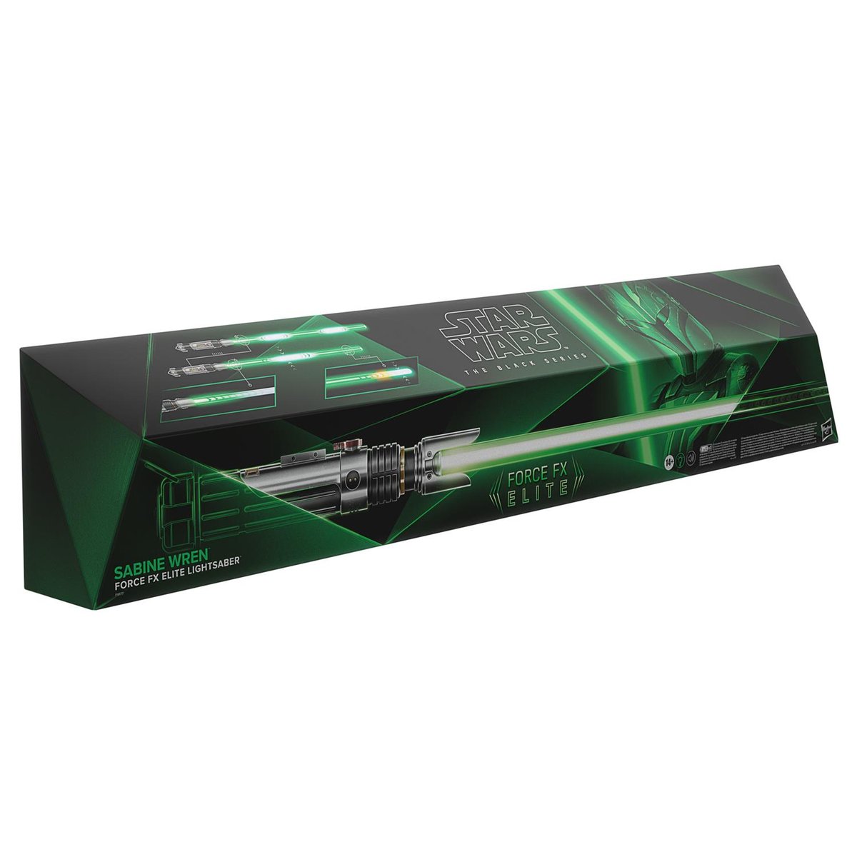 SABLE ELECTRONICO STAR WARS SABINE WREN FORCE FX SERIE CZARNY