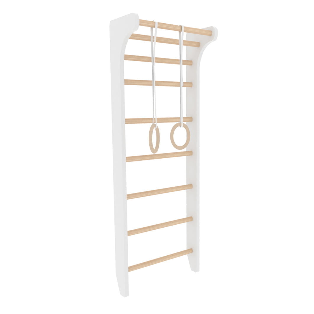 Małpiszon, Drabinka Gimnastyczna Tween Biały Bez Zjeżdżalni