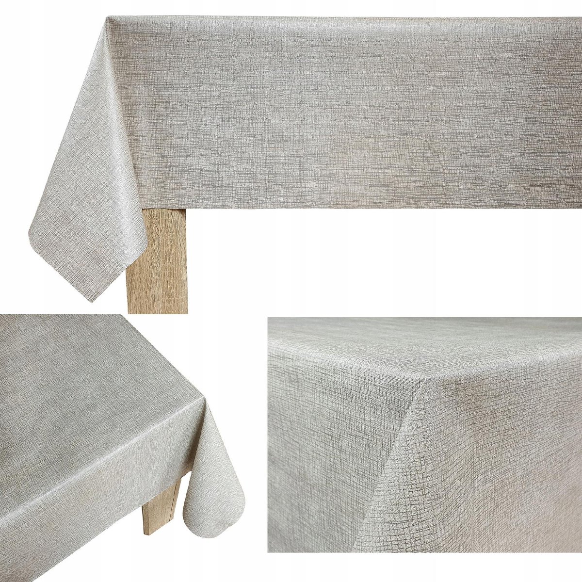 Szara Plamoodporna Cerata Dekoracyjna Na Stół Ławę Blat 140x400cm