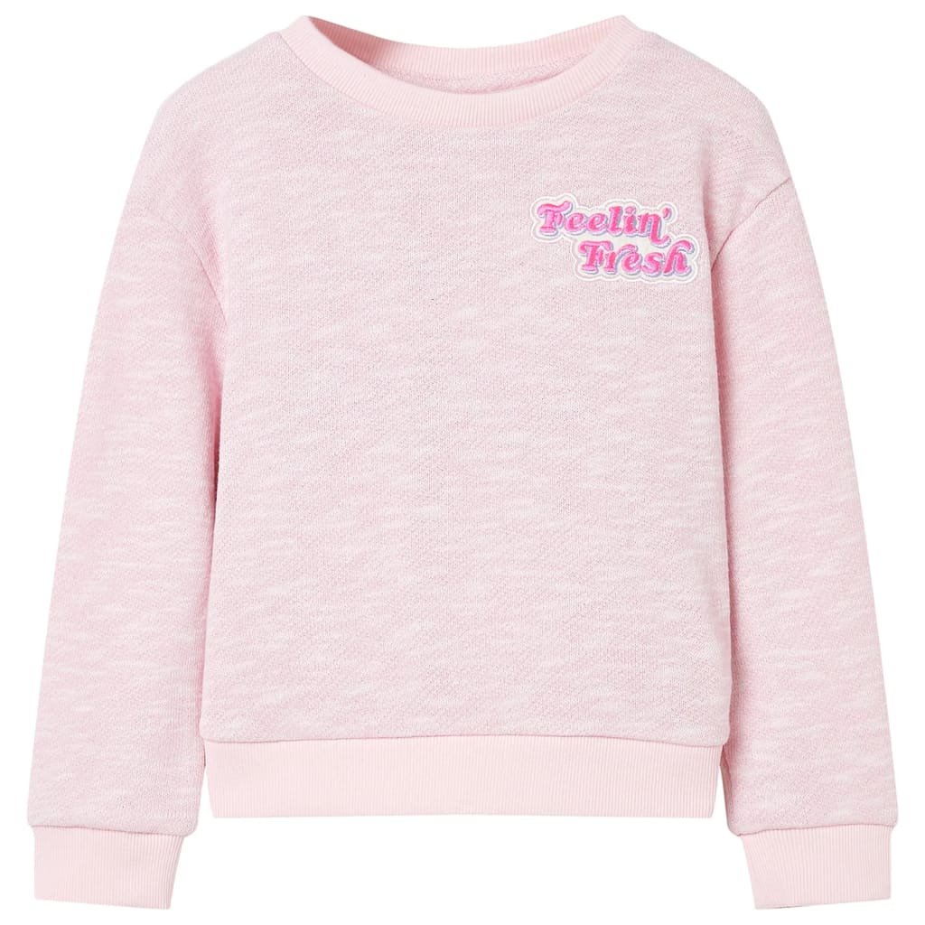 Bluza dziecięca, jasnoliliowa, 128