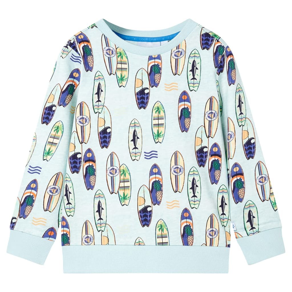 Bluza dziecięca, jasnoniebieski melanż, 116