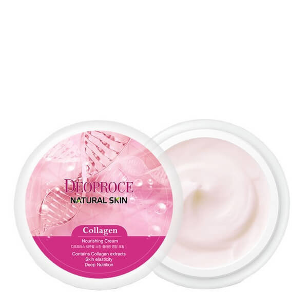 Deoproce, Krem Natural Skin odżywczy z kolagenem, 100g
