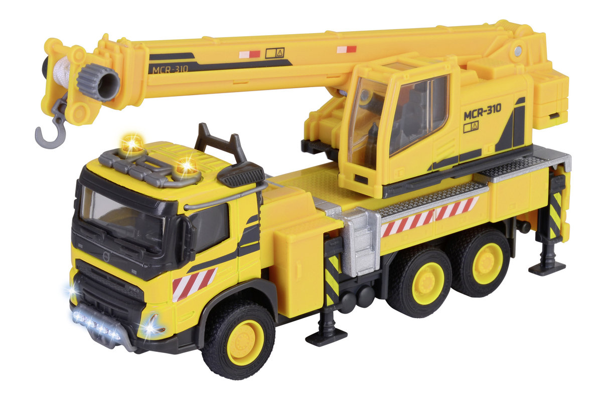 MAJORETTE GRAND SERIES VOLVO FMX DŹWIG SAMOCHÓD NOWY METALOWY MODEL