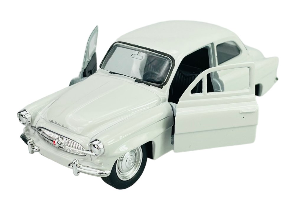 WELLY 1959 SKODA OCTAVIA BIAŁY 1:34 SAMOCHÓD NOWY METALOWY MODEL