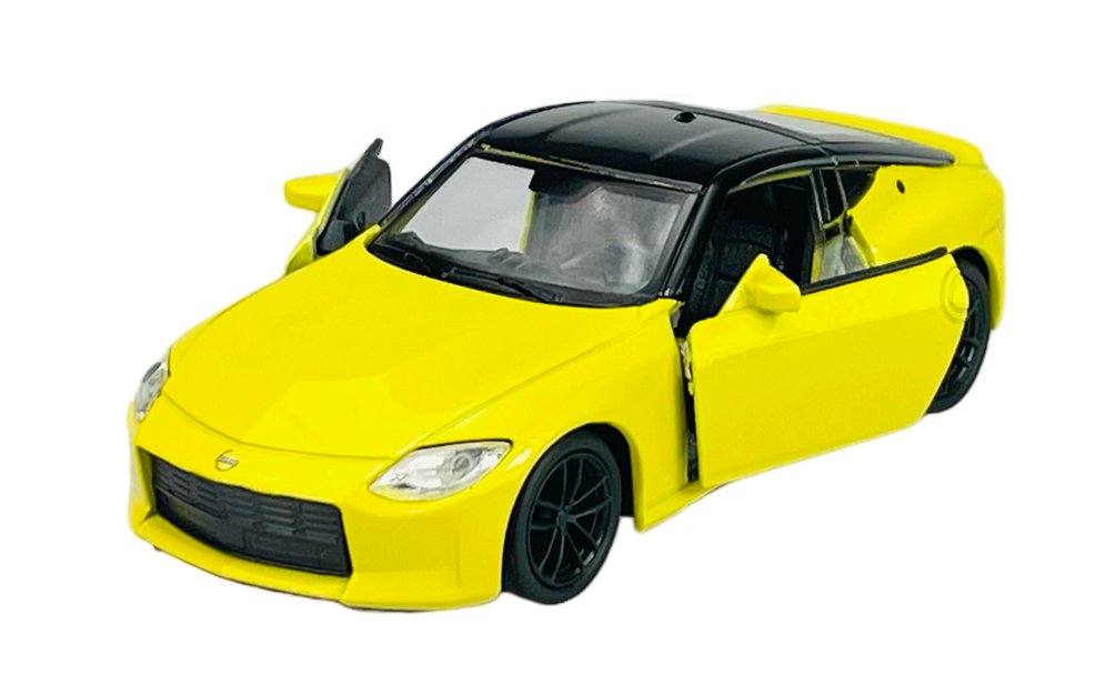 WELLY 2023 NISSAN Z ŻÓŁTY 1:34 SAMOCHÓD NOWY METALOWY MODEL