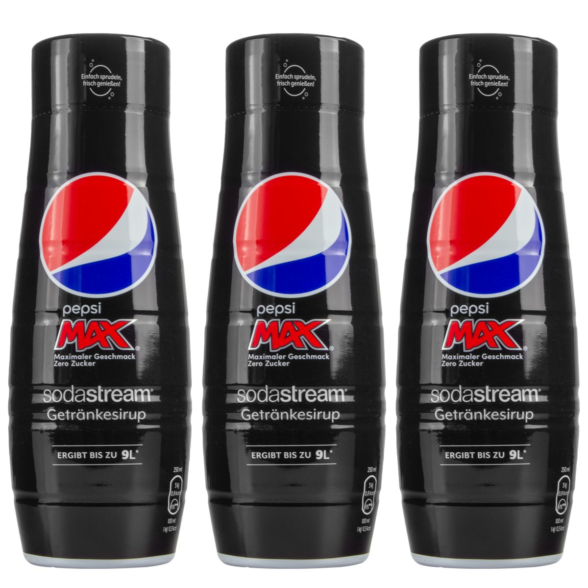 3x Syrop do SodaStream Pepsi Max Bez Cukru 440 ml