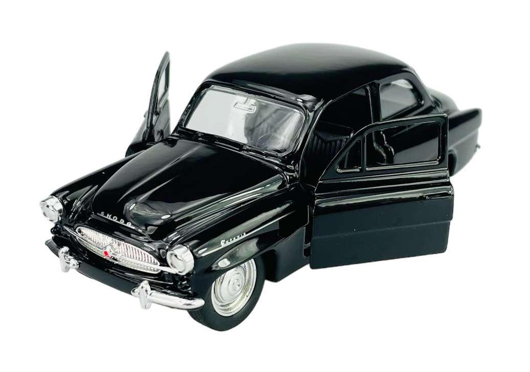 WELLY 1959 SKODA OCTAVIA CZARNY 1:34 SAMOCHÓD NOWY METALOWY MODEL