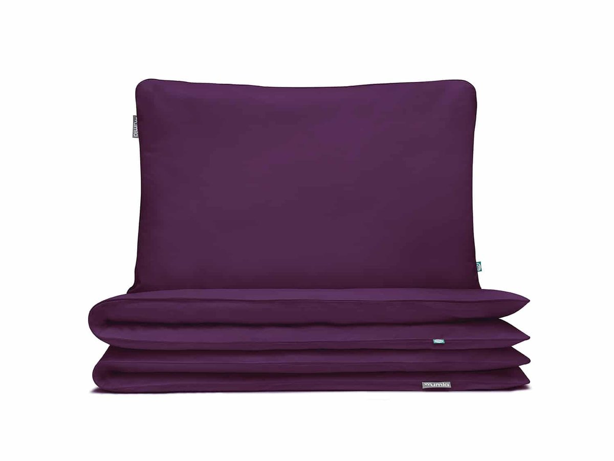 pościel basic oberżyna 100x135 cm + 1x 60x40 cm - MUMLA