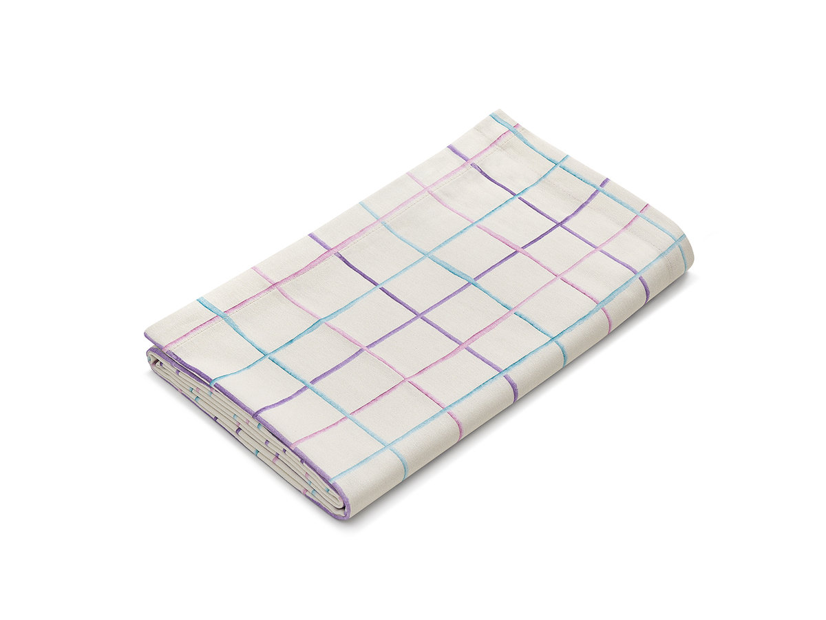 obrus pastelowa krata Ø 150 cm (obrus okrągły) - MUMLA