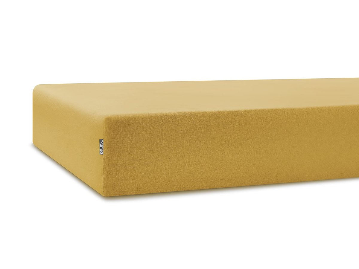 prześcieradło musztardowe 80 x 160 cm - MUMLA
