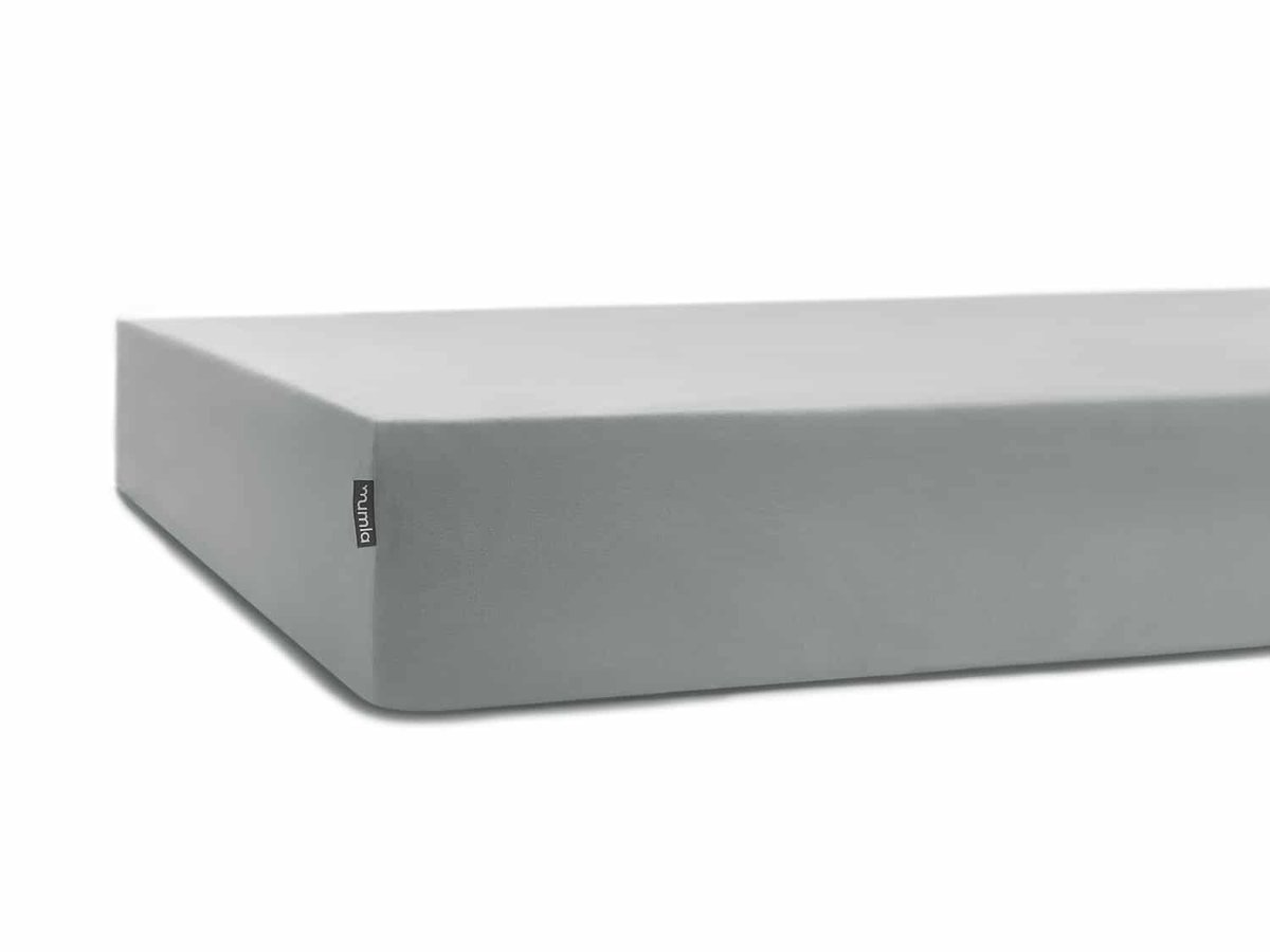 prześcieradło szare 90 x 200 cm (na wysoki materac) - MUMLA
