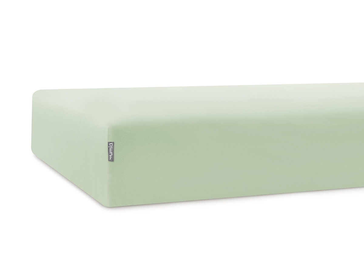 prześcieradło pistacjowe 180 x 200 cm - MUMLA