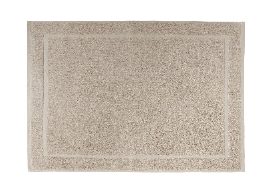 Dywanik łazienkowy bawełniany 50x70 beż 750gram gruby