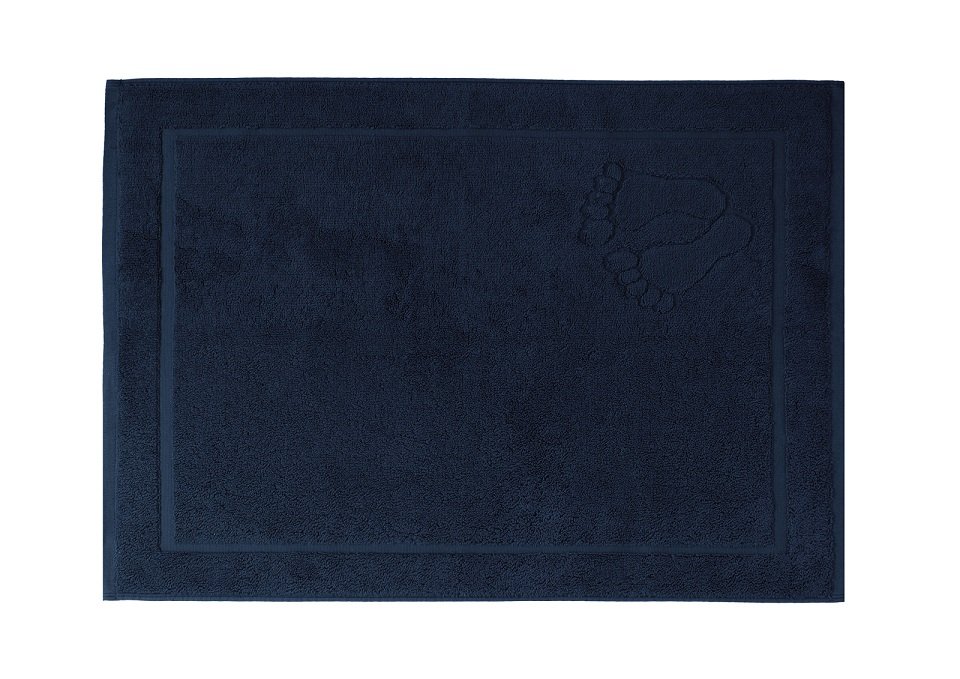 Dywanik łazienkowy bawełniany 50x70 granat 750gram gruby