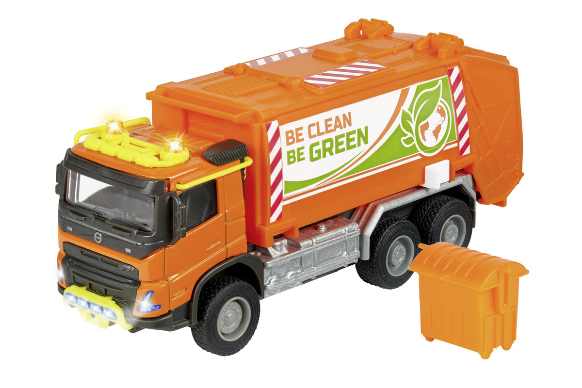 MAJORETTE GRAND SERIES VOLVO FMX TRUCK ŚMIECIARKA SAMOCHÓD NOWY METALOWY MODEL