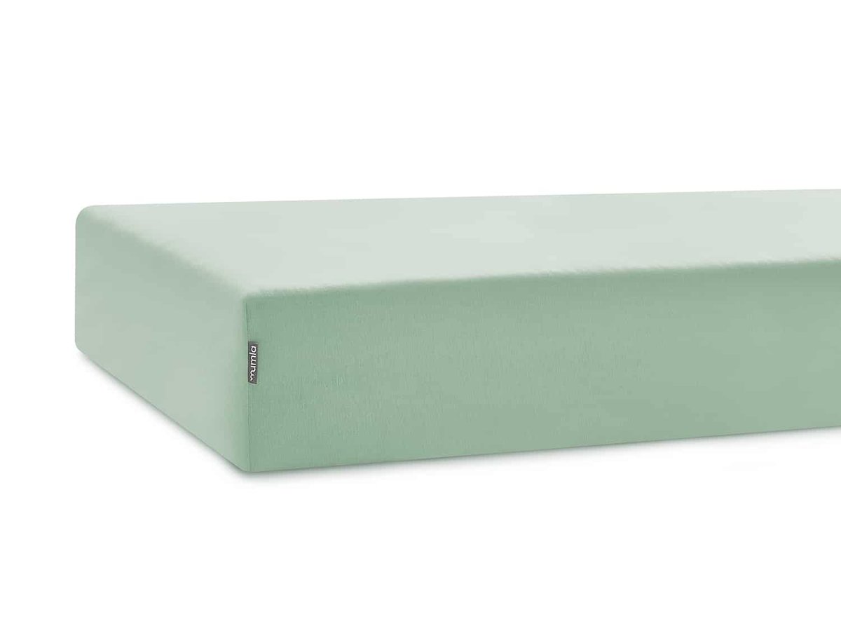 prześcieradło zielone 180 x 200 cm (na wysoki materac) - MUMLA