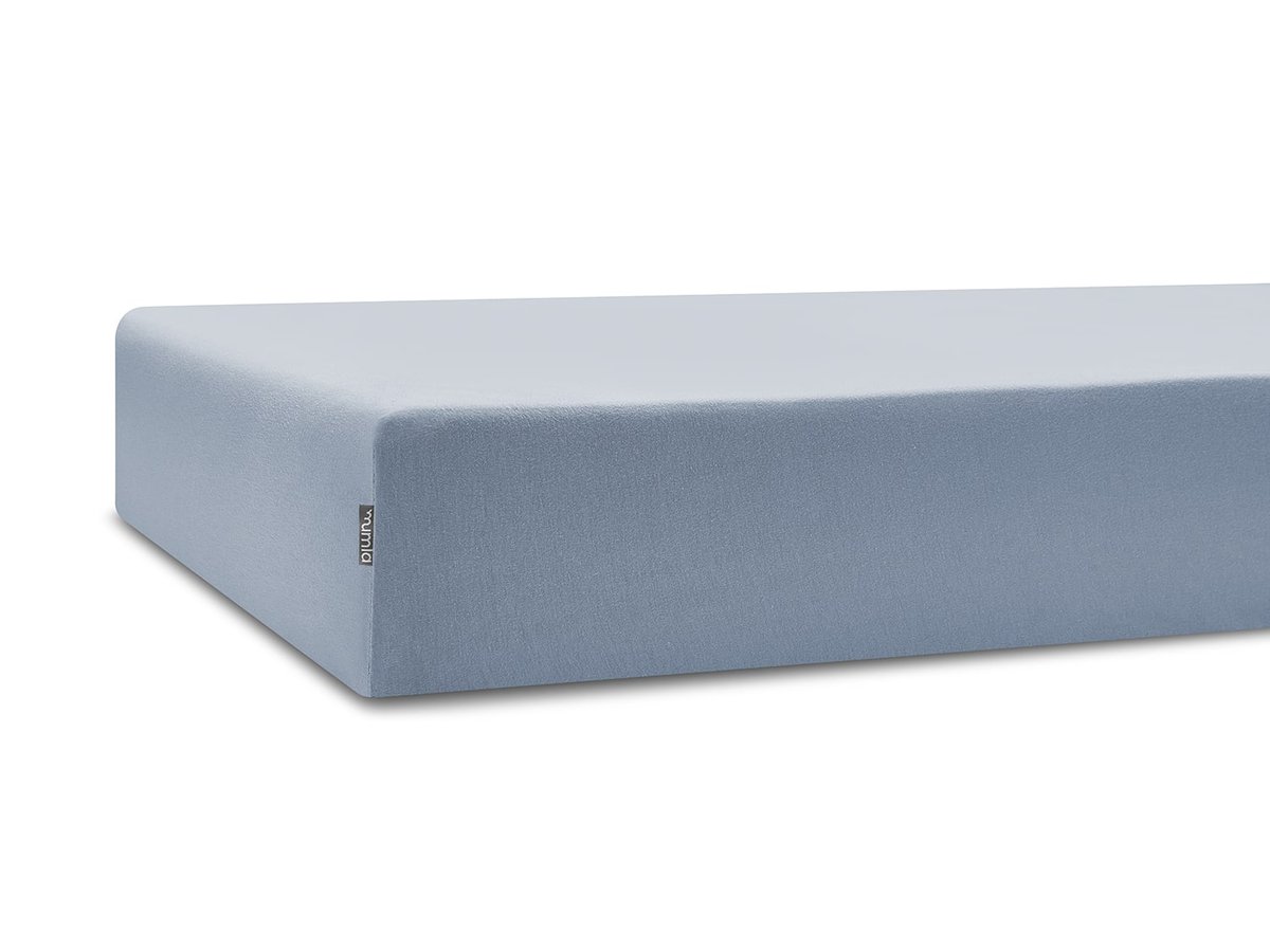 prześcieradło niebieskie 180 x 200 cm (na wysoki materac) - MUMLA