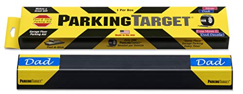 PARKINGTARGET IPI-100 40.6 cm 1-pak: pomoc w parkowaniu chroni ściany samochodu i garażu, łatwa instalacja, odklejanie i przyklejanie, tylko 1 potrzebny na pojazd, mama i tata oraz naklejki USA w