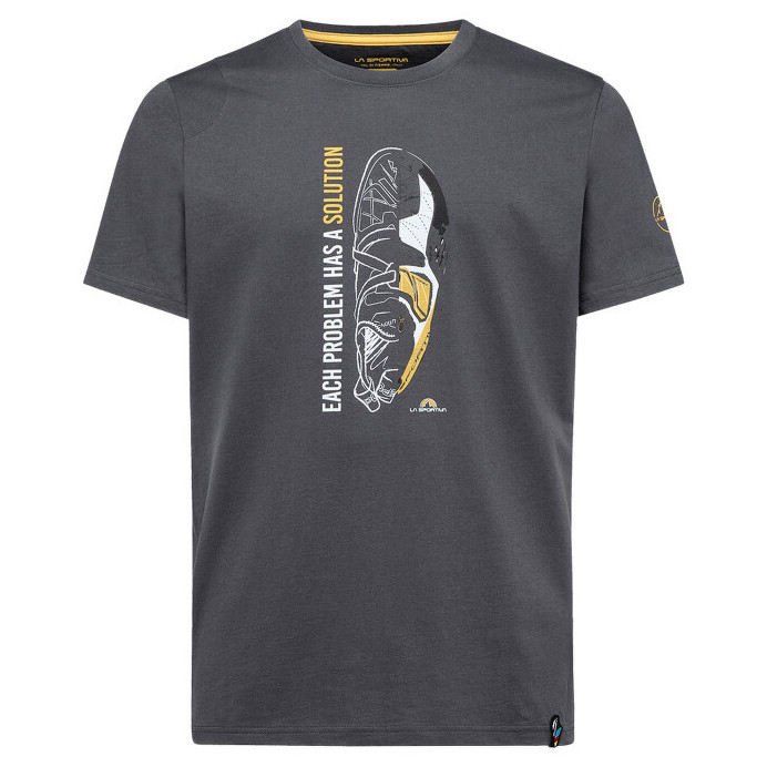 Koszulka męska La Sportiva Solution T-Shirt M Rozmiar: XXL / Kolor: szary