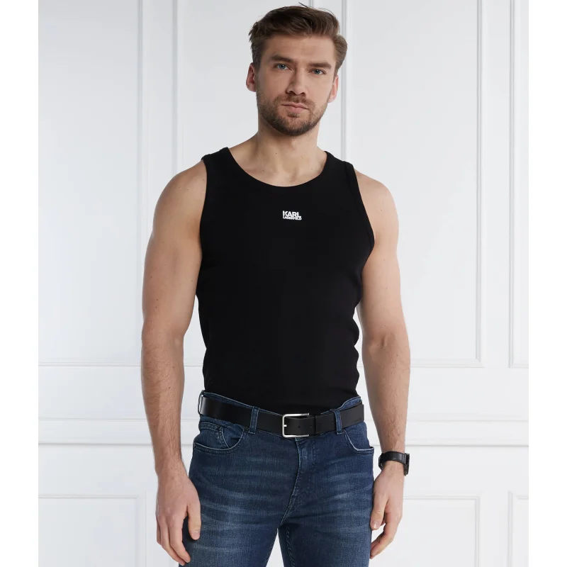 Karl Lagerfeld Tank top CREWNECK | Slim Fit