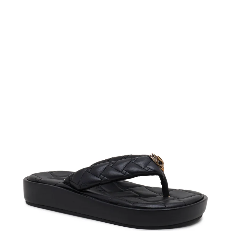 Kurt Geiger Skórzane japonki KENSINGTON PUFF FLIP FLOP