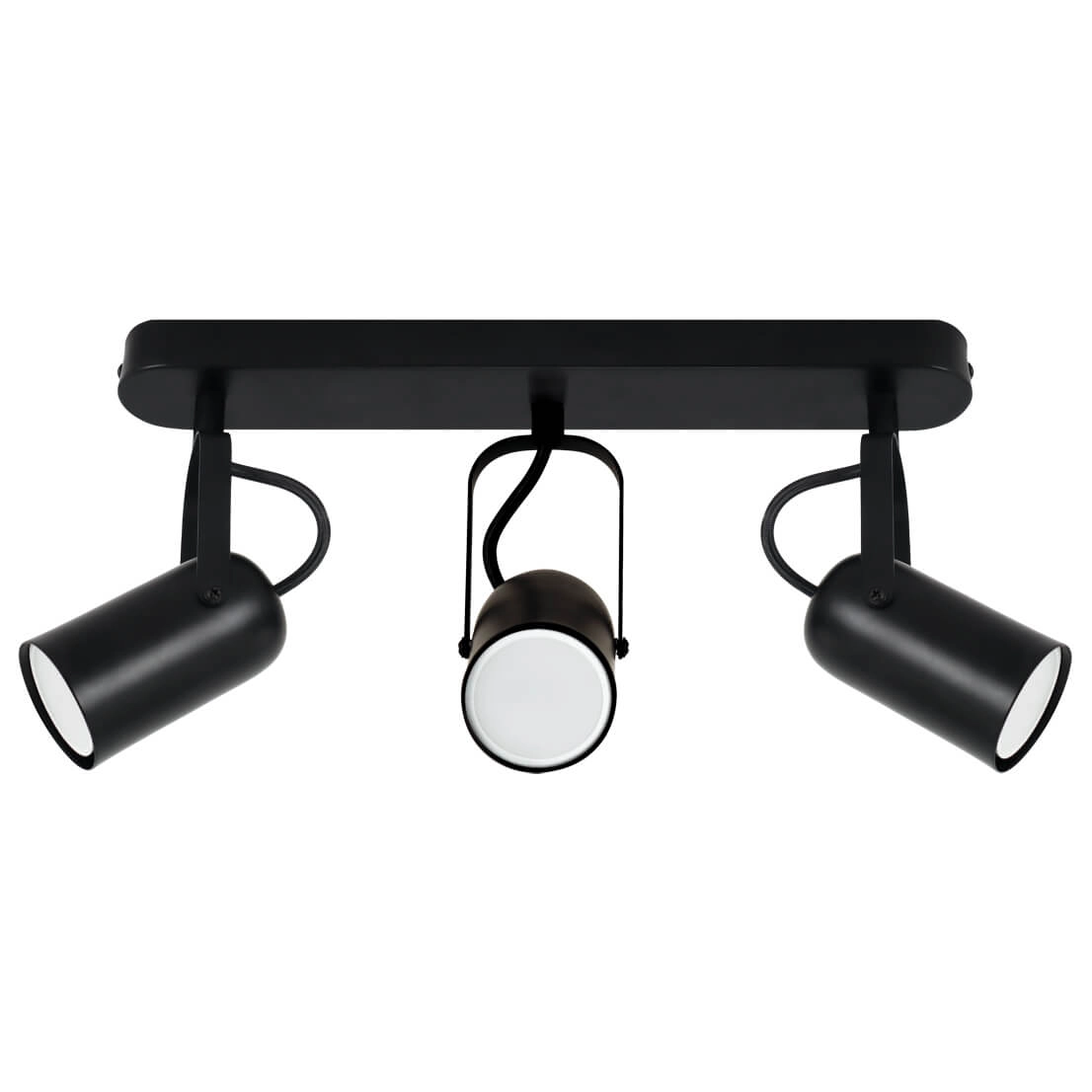 Regulowana lampa sufitowa Lofta 04395 Ideus metal reflektorki czarna