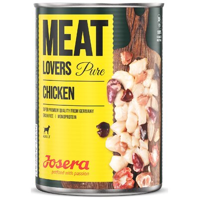 Megapakiet Josera Meatlovers Pure, 12 x 400 g - Kurczak