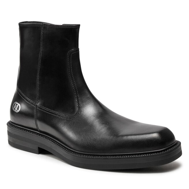 Kozaki KARL LAGERFELD KL11440 Black Lthr 000