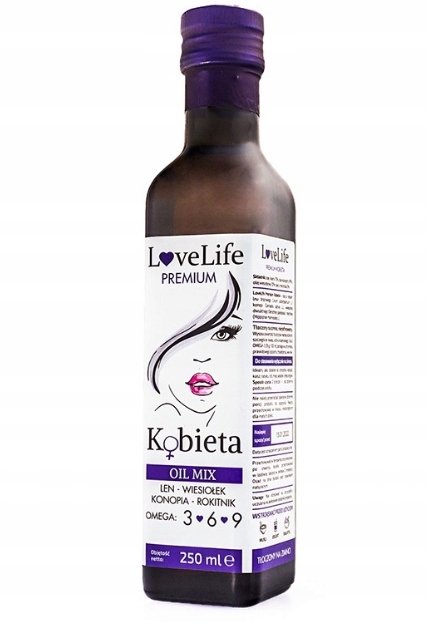 Olej LoveLife Kobieta Premium 250 ml WŁOSY SKÓRA PAZNOKCIE