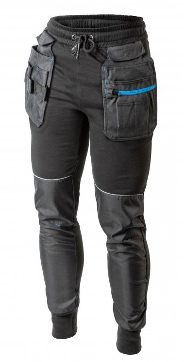HOGERT Trebel spodnie dresowe z kieszeniami czarne 3XL