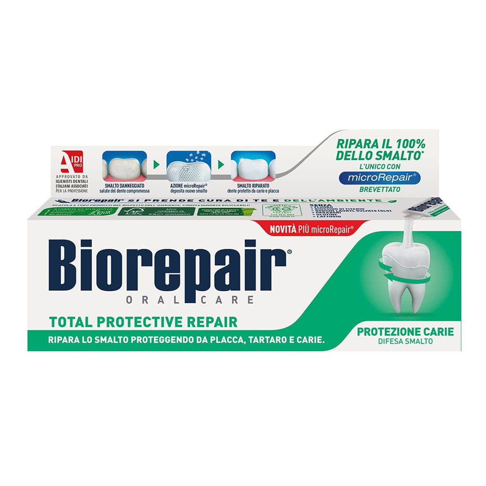 Biorepair, Pasta Ochronna Bez Fluoru, 75ml