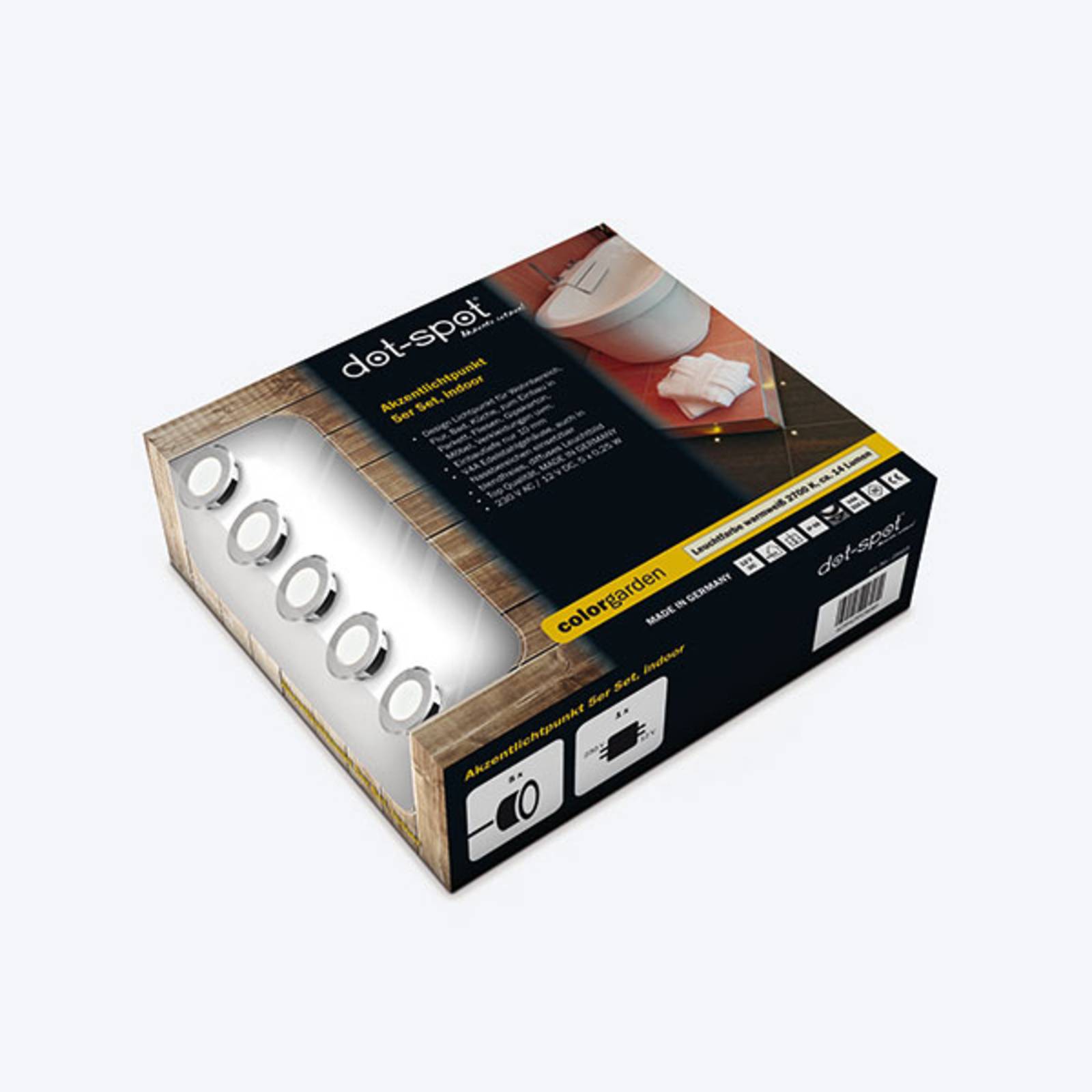 dot-spot oprawa wpuszczana spot LED Colorgarden 5 do wnętrz