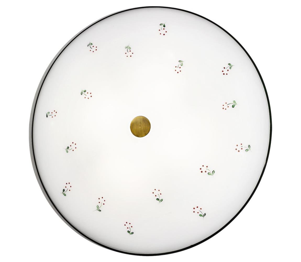 Kolarz 731.U14.4.70- Lampa sufitowa NONNA 4xE27/60W/230V śr. 54 cm czarna/mosiądz