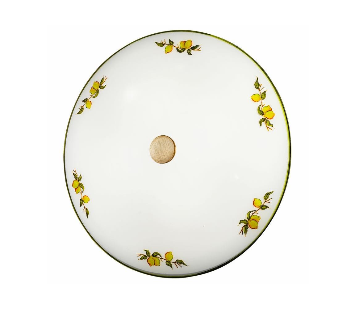 Kolarz 731.U13.4.116 - Lampa sufitowa NONNA 3xE27/60W/230V śr. 42 cm cytryny