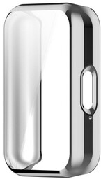 Etui Bizon Case Watch Felipe do Galaxy Fit 3, srebrne