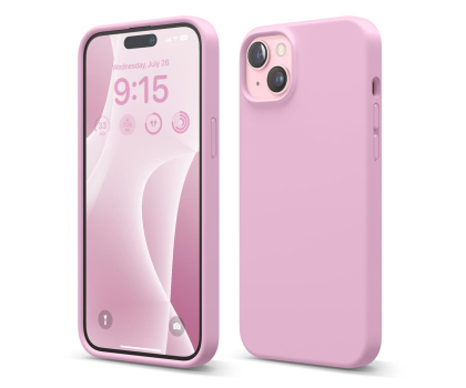 Elago Silicon Case do iPhone 15 Plus Hot Pink
