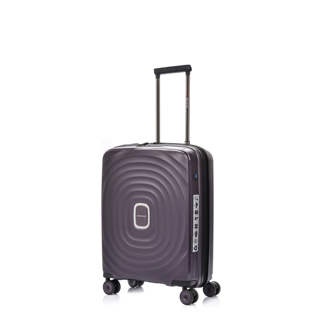 Walizka Kabinowa SwissBags Echo 55cm Fioletowa
