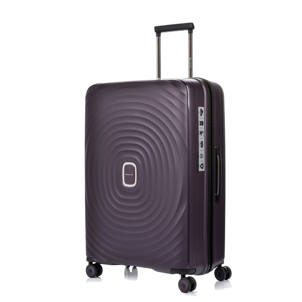 Duża Walizka SwissBags Echo 77cm Fioletowa