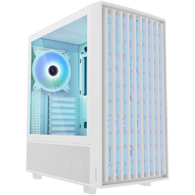 Obudowa Modecom Breeze ARGB Flow biała (AT-BREEZE-MG-ARGB-20-000000-0002)
