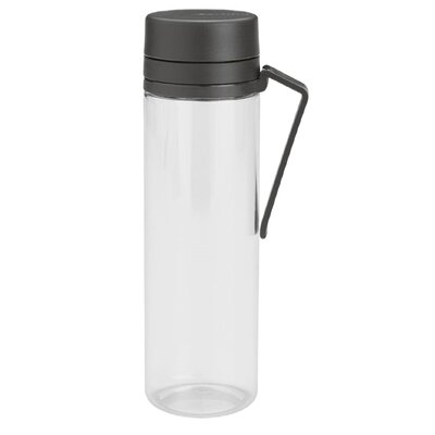 Brabantia 148842 - butelka na wodę make   take z sitkiem - 0,5l - dark grey kod: 14 88 42