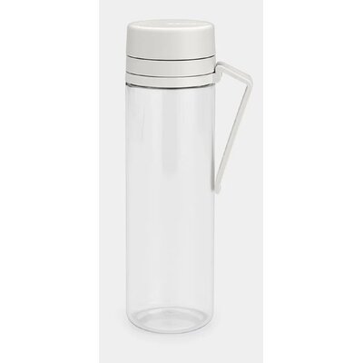 Brabantia 202421 - butelka na wodę make   take z sitkiem - 0,5l - light grey kod: 20 24 21