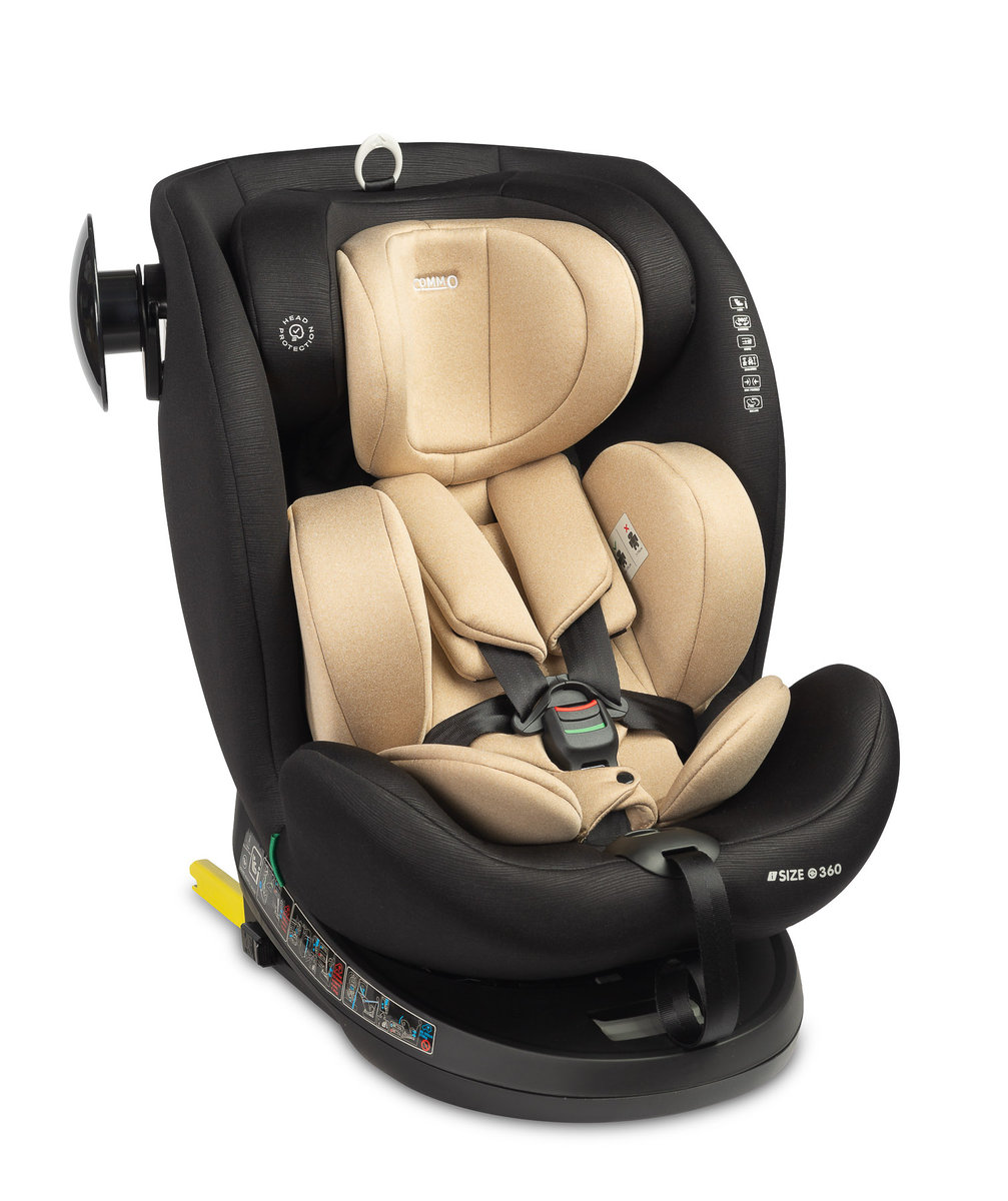 Caretero, Fotelik Commo I-size (40-150),Beżowy