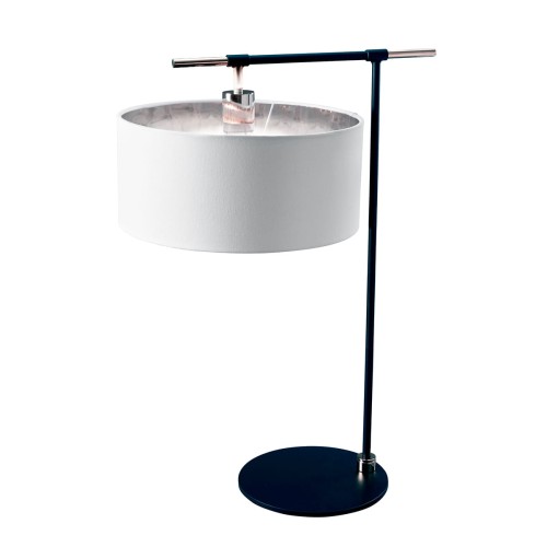 Balance lampka stołowa 1xE27 biało-czarna BALANCE-TL-BKPN