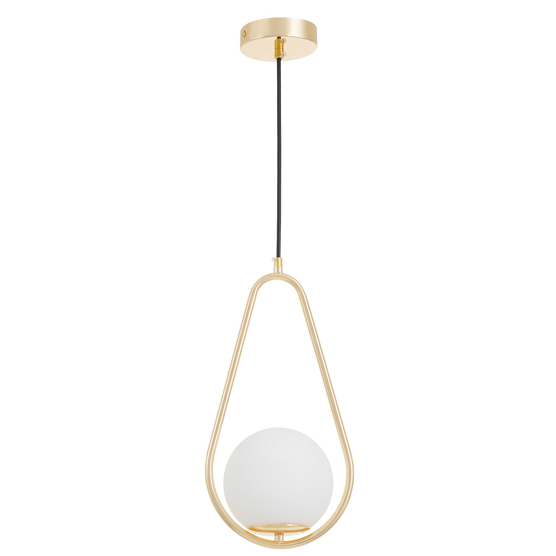 NOWOCZESNA LAMPA WISZĄCA ZŁOTA VERO 1C