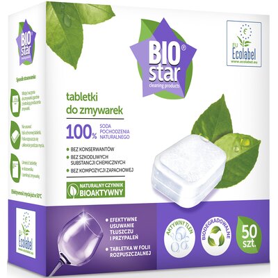 Biostar Eko Tabletki Do Zmywarek 50 Szt ALL-IN-1