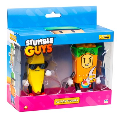 Stumble Guys Action Figure 2 pack Banana Guy Cerial Killer